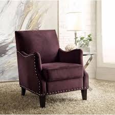Upholstered in a taupe, grey, and yellow floral print on a smooth polyester fabric. Monarch Accent Chair Overstock 22380547