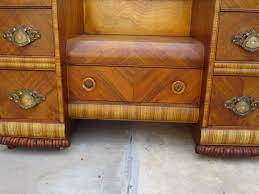 Maybe you would like to learn more about one of these? American Vanity Dresser Art Deco Waterfall Bedroom Furniture Newlywed Furniture Waterfall Bedroom Waterfall Furniture