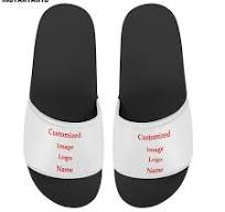 Discount custom logo slide sandals Factory Sale Custom Print Slide Sandals  Pvc Slip Slide Sandals Custom