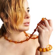 Vintage Handmade Amber Necklace: Genuine Baltic Amber Pendant