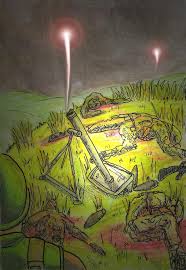 His Living Rooms a Jungle - by Victor Giannini