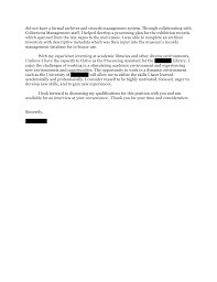 Hiring someone to make it can be expensive and. Archival Processing Assistant Cover Letter Open Cover Letters