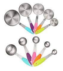 A kitchen can also be used for dining, storing food or laundry. Kitchen Dining Measuring Cups And Measuring Spoons Set Followyt 10 Piece Stainless Steel Baking Measurement Utensils Cups With Nonslip Silicone Handles Home Kitchen