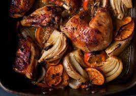 Roasted Chicken With Clementines Arak Ottolenghi Recipes Recipes Chicken Leg Recipes