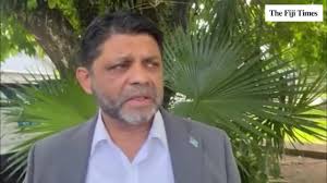 Former Attorney General Aiyaz Sayed-Khaiyum spoke to media outside the Suva  Magistrate Court today morning