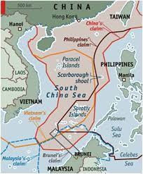First the dotted line on chinese maps lost two of its hyphens in 1952, when, in a moment of socialist bonhomie with vietnam, chairman mao zedong abandoned chinese claims to the gulf of. South China Sea Territorial Claims Map China Map South China Sea Cartography
