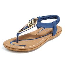 Socofy Us Size 5 11 Women Beach Outdoor Clip Toe Flat Sandals