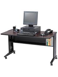 Our aim is to share quality and relevant information of each computer table. Safco Reversible Top Computer Desk Mahoganymedium Oak Office Depot