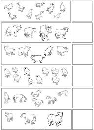 Farm Animal Count And Write Numbers Worksheet Worksheets For Kids Kindergarten Worksheets Preschool Worksheets