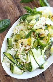 15 Veggie Ribbon Salads To Eat All Summer Long Gourmet Salad Zucchini Ribbon Salad Ribbon Salad Recipe