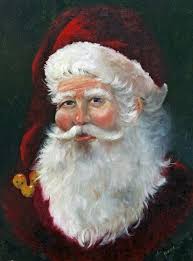 Christmas of olde counted cross stitch patterns. Pin By Cynthia Reece The Purple Iris On Christmas Of Olde Christmas Paintings Santa Claus Pictures Santa Paintings