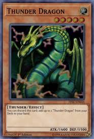 征 ( せい ) 竜 ( りゅう ) seiryū) is a series of dragon monsters consisting of two smaller groups: Card Gallery Thunder Dragon Yu Gi Oh Wiki Fandom Thunder Dragon Yugioh Cards Dragon