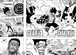 High quality luffy gear 4 gifts and merchandise. Luffy Gear 4 Battle Bounce Man Vs Snake Man Battles Comic Vine