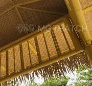 Faux Plastic Bamboo Synthetic Rattan Weaving Sheet Fireproof ...