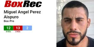 BoxRec: Miguel Angel Perez Aispuro