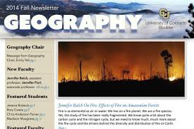 CU Geography 2014 Fall Newsletter
