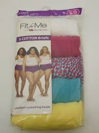 Plus Size 13 Panties Women 5 Pack Briefs Fit For Me Fruit Of The Loom Multi Asso