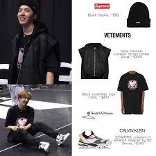 Find out other track data such as harmonic matches and album . J Hope S Closet Ia On Twitter J Hope S Supreme Beanie Vetements Jacket Amp T Shirt And Calvin Klein Sneakers 201001 On Mv Shooting Sketch Jhope ì œì´í™‰ Jhopefashion Bts Https T Co H1cywdwu2k Twitter