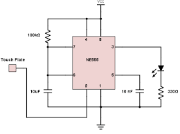 One shot 555 timer schematic. 555 Timer Monostable Circuit Calculator Electrical Engineering Electronics Tools
