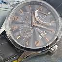 Bulova Men's Automatic Wilton Gray Leather Strap Watch 43mm 96C143 ...