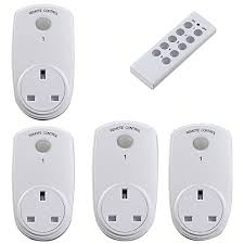 Shop for usb plug outlets at best buy. Alxcio Power Switches Wireless Remote Control Switch Kit With Uk Plug In Outlet For Home Automation Lamps Lights Tvs Computer Heater And All Consumer Electronics Pack Of 4 Plugs 1 Controller Buy Online