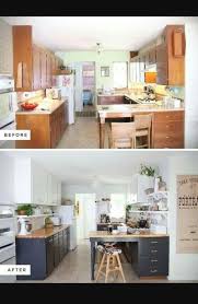Navy Kitchen Idea Reusing Current Cabinets Kitchen Renovation Eclectic Kitchen Kitchen Design