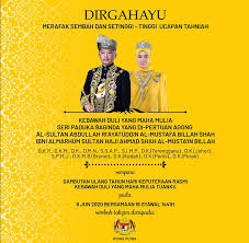 Kuala lumpur, putrajaya, johor, kedah, negeri sembilan, perak, penang & selangor. Hari Keputeraan Rasmi Kebawah Duli Yang Maha Mulia Tuanku News From Mission Portal