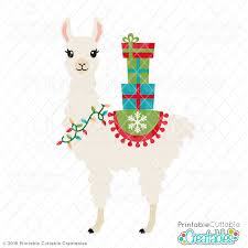 While i highly recommend backing up your purchases, if you. Christmas Llama Svg File Clipart Svg Cut Files For Silhouette Cricut