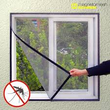 Magneto Mesh Screen Mosquito Net For Windows Adjustable Window Screens Diy Window Screen Window Screens