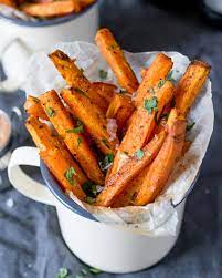 Baked Sweet Potato Fries Recipe Sweet Potato Recipes Fries Sweet Potato Fries Recipes