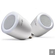 Set Of Two Audiobulb Wireless Speaker Light Bulbs Frontgate Wireless Speakers Wireless Light Bulb Bulb