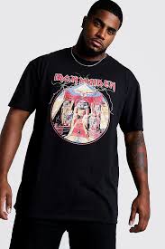 Free shipping on orders over $25 shipped by amazon. Plus Size Iron Maiden License T Shirt Boohooman