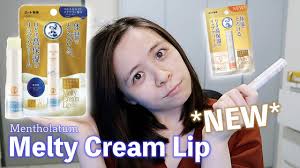 I Tried Mentholatum Melty Cream Lip Lipbalm New Jqleejq Youtube