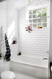 Understand how your bathtub is setup. Bathroom Reveal Bathroom Tub Shower Combo Bathroom Tub Shower White Subway Tile Bathroom