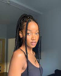 When We Are Together In 2021 Box Braids Hairstyles For Black Women Cute Box Braids Hairstyles Girls Hairstyles Braids