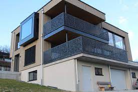Next, you'll want to determine your deck railing height. Balcony Railing Stair Curtain And Room Divider From A Single Source Bruag Ag