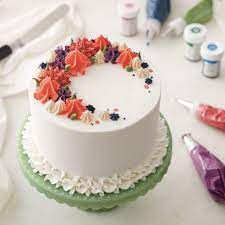 Easy Vanilla Buttercream Frosting Recipe Christmas Cakes Easy Cake Cake Decorating