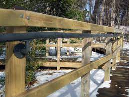Our ada railing system allows you to create a continuous code handrail on any stair or ramp. How To Add Ada Railing To A Wooden Access Ramp Simplified Building