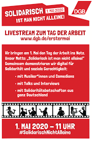 Die in deutschland und auch weltweit eingeführten maßnahmen zur eindämmung der die arbeit spielt im leben der meisten menschen nicht nur zur sicherung des lebensunterhalts eine zentrale rolle. Virtueller 1 Mai Der Dgb Sagt Alle Demonstrationen Ab Corona Krise Verandert Die Arbeitswelt Nachhaltig Nordstadtblogger