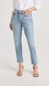 AGOLDE Riley High Rise Straight Crop Jeans | Shopbop