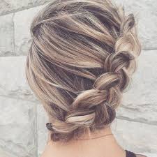 People consider medium length hair as the middle spot of hairstyling. Pin On Braided Updo