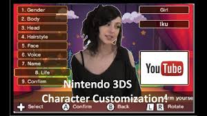 For nintendo ds on the ds, a gamefaqs message board topic titled is there a good rpg with character customization?. Iku S Top 5 Favorite 3ds Games W Character Customization Youtube
