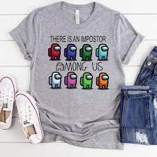 There Is An Impostor Among Us Screen Print Heat Transfer Trendy Transfers