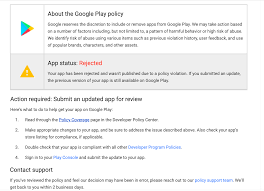 Apps won't download on android is a vital issue that transfers the device into a dead one, however, read here the fixes and get rid of the issue soon. App Status Rejected Action Required Submit An Updated App For Review Google Play Community