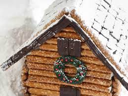 Gingerbread house icing recipe makes one batch. Make A Log Cabin Gingerbread House Hgtv