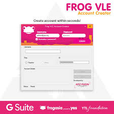 Using the frog vle to its full potential as a central. Frog Vle Account Creator Yes My Google Drive Shopee Malaysia