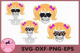 Download Little Girl Skull Svg Skull Head Skeleton Svg 814298 Cut Files Design Bundles