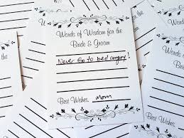 You may either construct a small aisle or simply have a wooden pole at the end to serve as one. Newlywed Wedding Guest Advice Cards Wedding Day Engagement Party And Bridal Shower Party Games For 50 People Discover The Secrets To A Long And Happy Marriage Buy Online In Antigua And