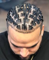 This is a beginner design and features rows of braids without a lot of embellishment. 32 Cool Box Braids Hairstyles For Men Men S Hairstyle Tips