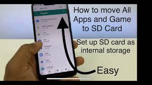 Camera app itself doesn't use much storage, but hundreds or thousands of photos do. How To Move Apps And To Sd Card Android How To Put Sd Card As Internal Storage Youtube